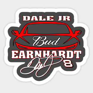 #8 Dale Jr Fan Car Sticker